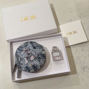 Dior | Blue Toile de Jouy Jewelry Box with Mini Perfume